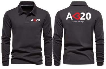 AIRBUS A320 LOVE LONG SLEEVE POLO